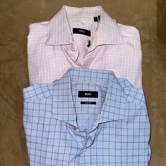 Men's Boss Shirts 16.5 34/35 - Picture 1 of 3
